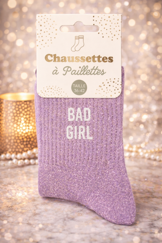 Chaussettes "BAD GIRL"