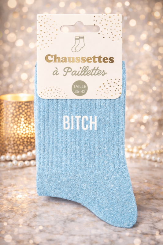 Chaussettes "BITCH"